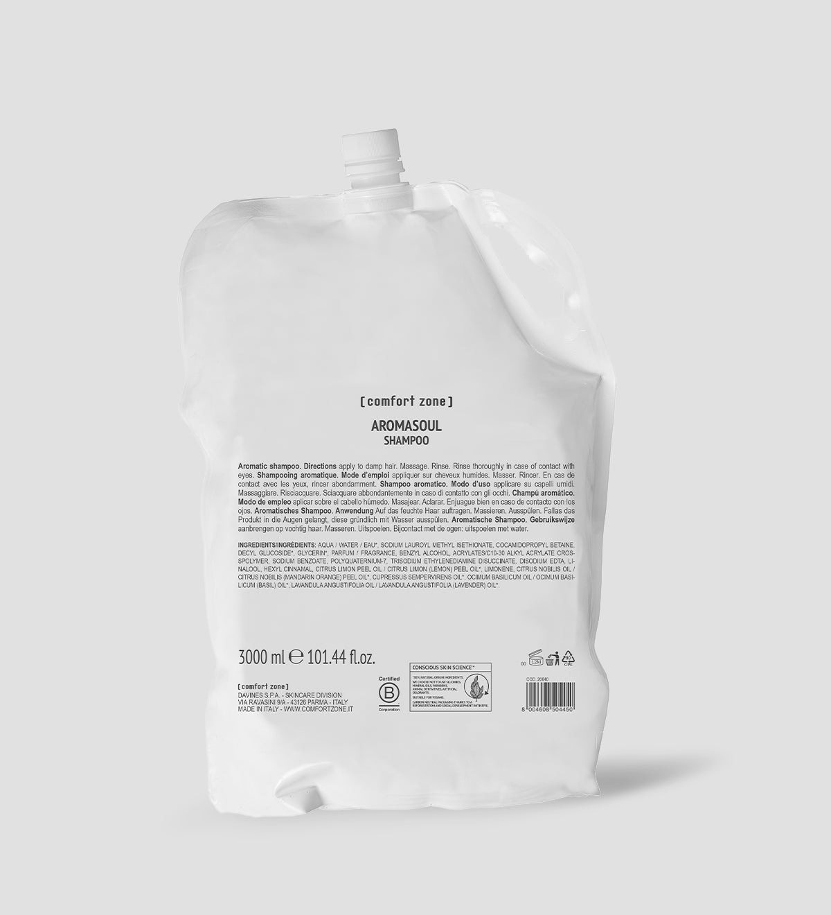 Comfort Zone: AROMASOUL SHAMPOO Ricarica Shampoo aromatico 3L-7c243380-c1a5-4f55-9da2-29b279250c5d.jpg
