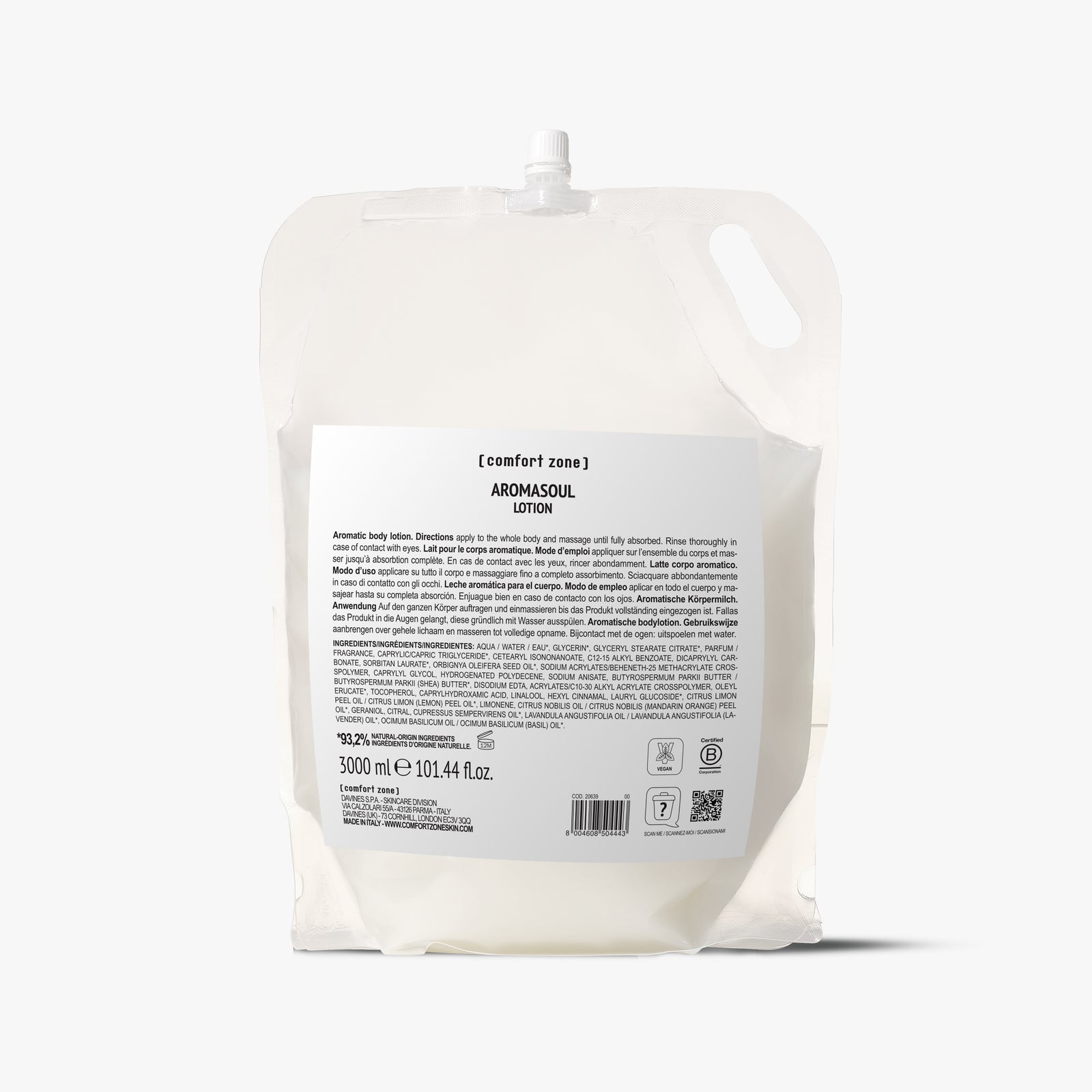 Comfort Zone: Aromasoul Body Lotion Latte corpo aromatico ricarica 3L-1.jpg
