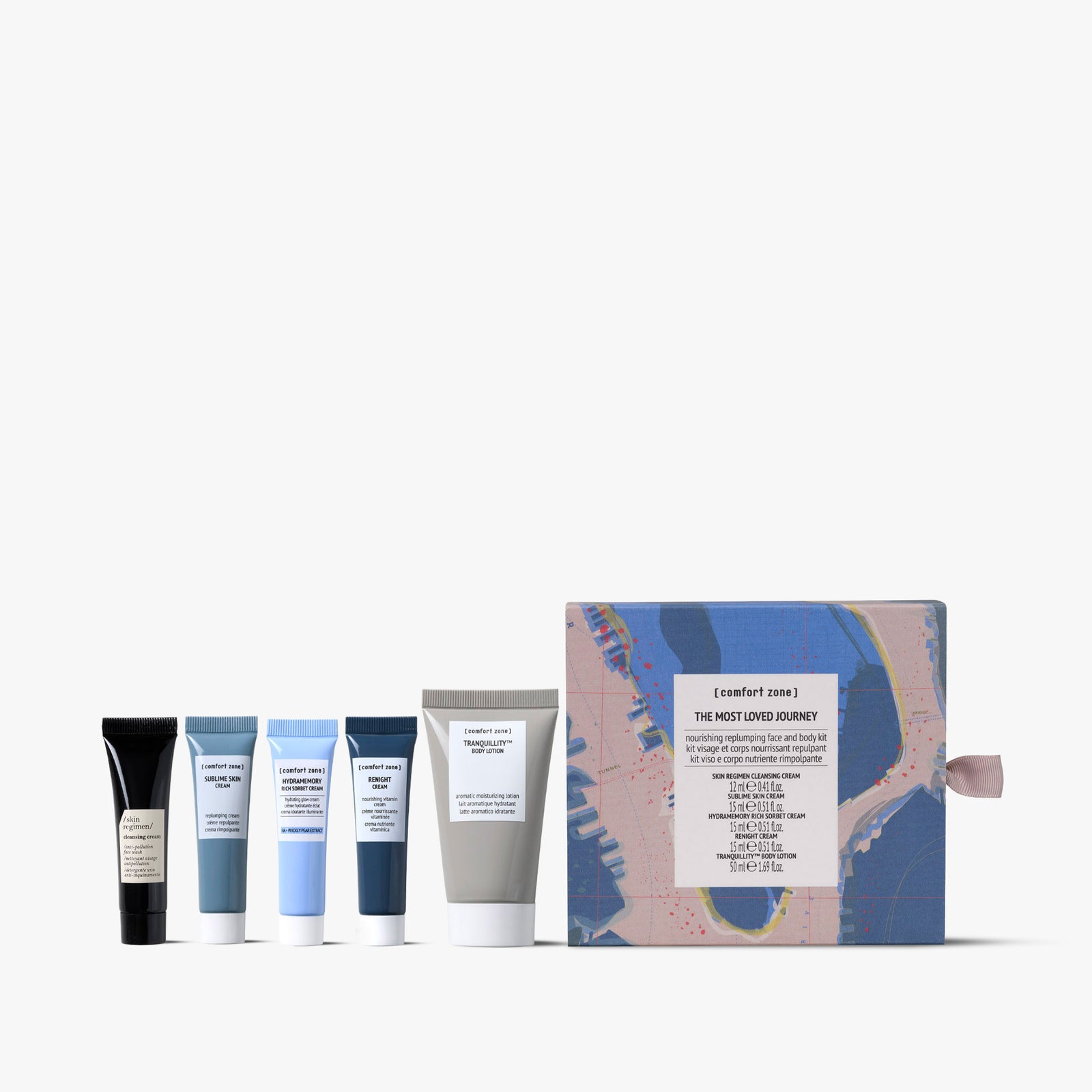 Comfort Zone: Kit The Most Loved Journey Kit viso e corpo nutriente rimpolpante-12527
