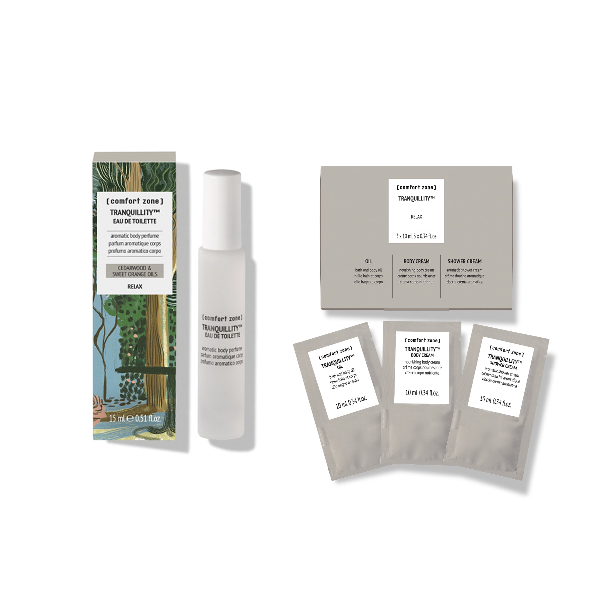 Comfort Zone: TRANQUILLITY&amp;#8482; AROMATIC BODY KIT <p>Profumo aromatico corpo e routine corpo rilassante</p>
-
