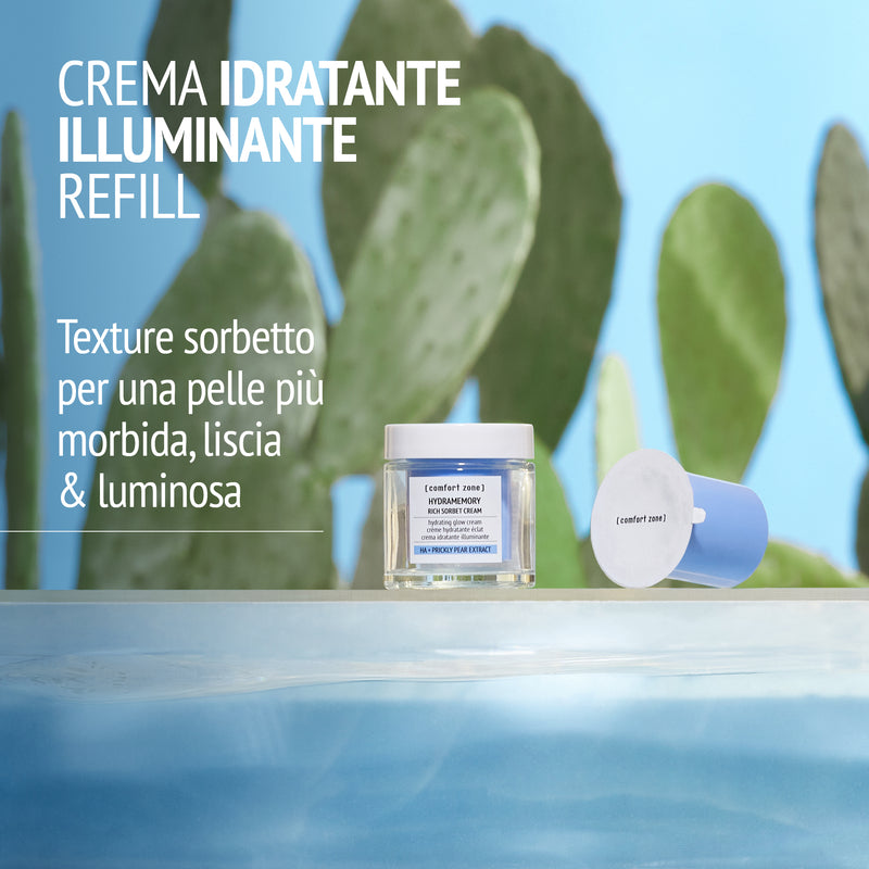Comfort Zone: HYDRAMEMORY RICH SORBET CREAM + REFILL Creama viso idratante con ricarica-
