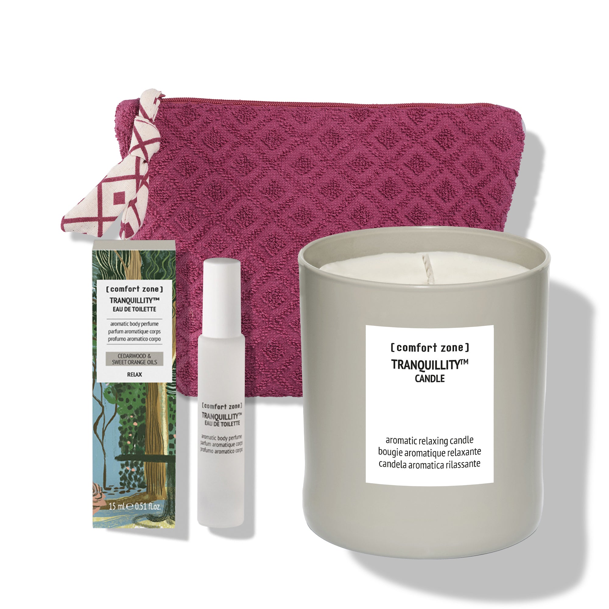 Comfort Zone: TRANQUILLITY&amp;#8482; RELAXING KIT WITH POUCH  Set aromatico di benessere -
