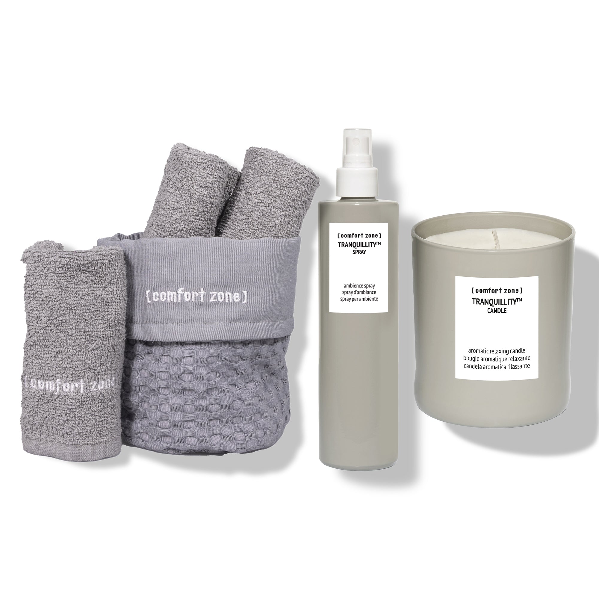 Comfort Zone: TRANQUILLITY&amp;#8482; HOME CARE KIT Set per ambiente con lavette<br>-
