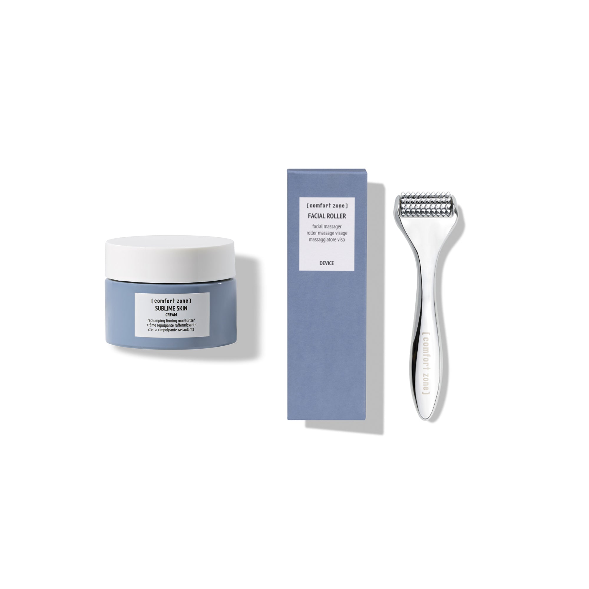 Comfort Zone: SUBLIME SKIN REPLUMPING FACE KIT   Crema viso rimpolpante con facial roller -
