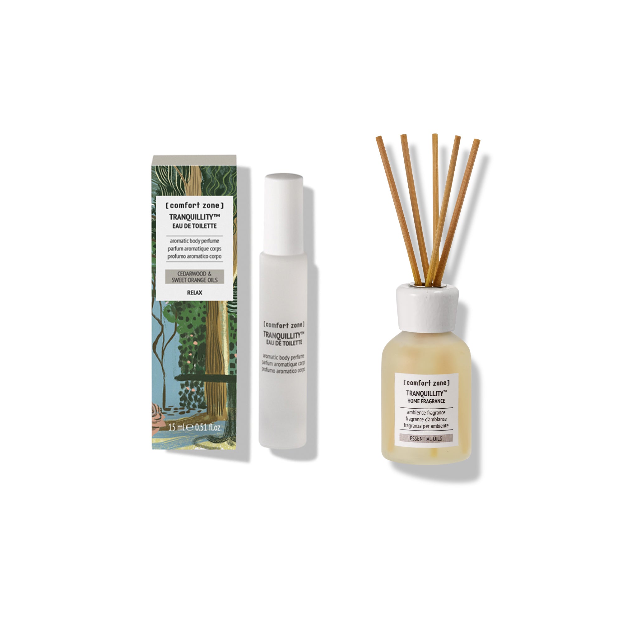 Comfort Zone: TRANQUILLITY&amp;#8482; KIT AROMATICO <p>Profumo corpo e profumatore ambiente</p>
-
