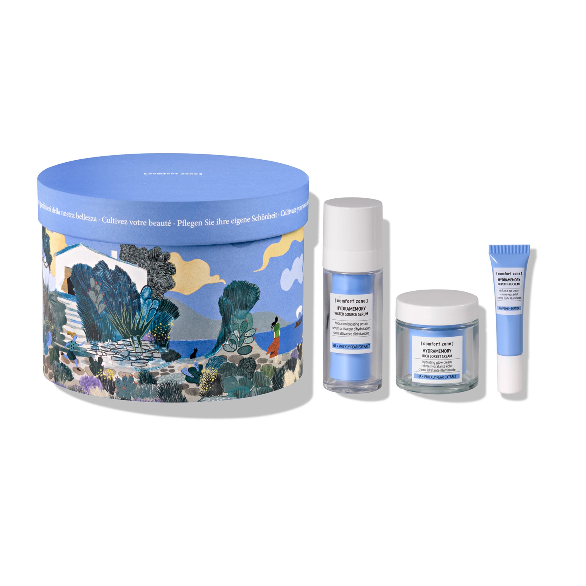 Comfort Zone: HYDRAMEMORY MEDITERRANEAN GARDEN  Kit viso idratante illuminante -
