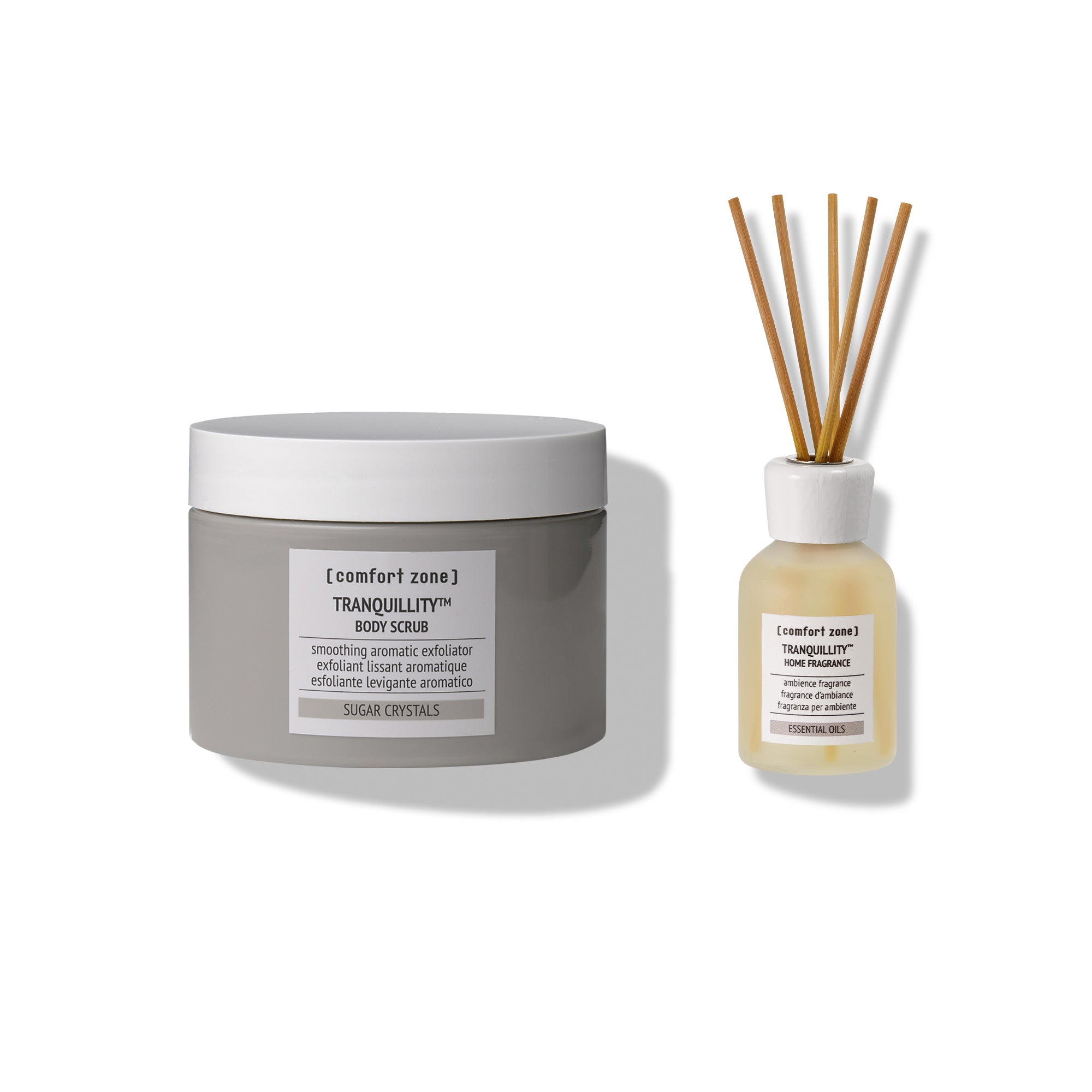 Comfort Zone: TRANQUILLITY&amp;#8482; AROMATIC RELAXING KIT Kit corpo-ambience esfoliante aromatico-
