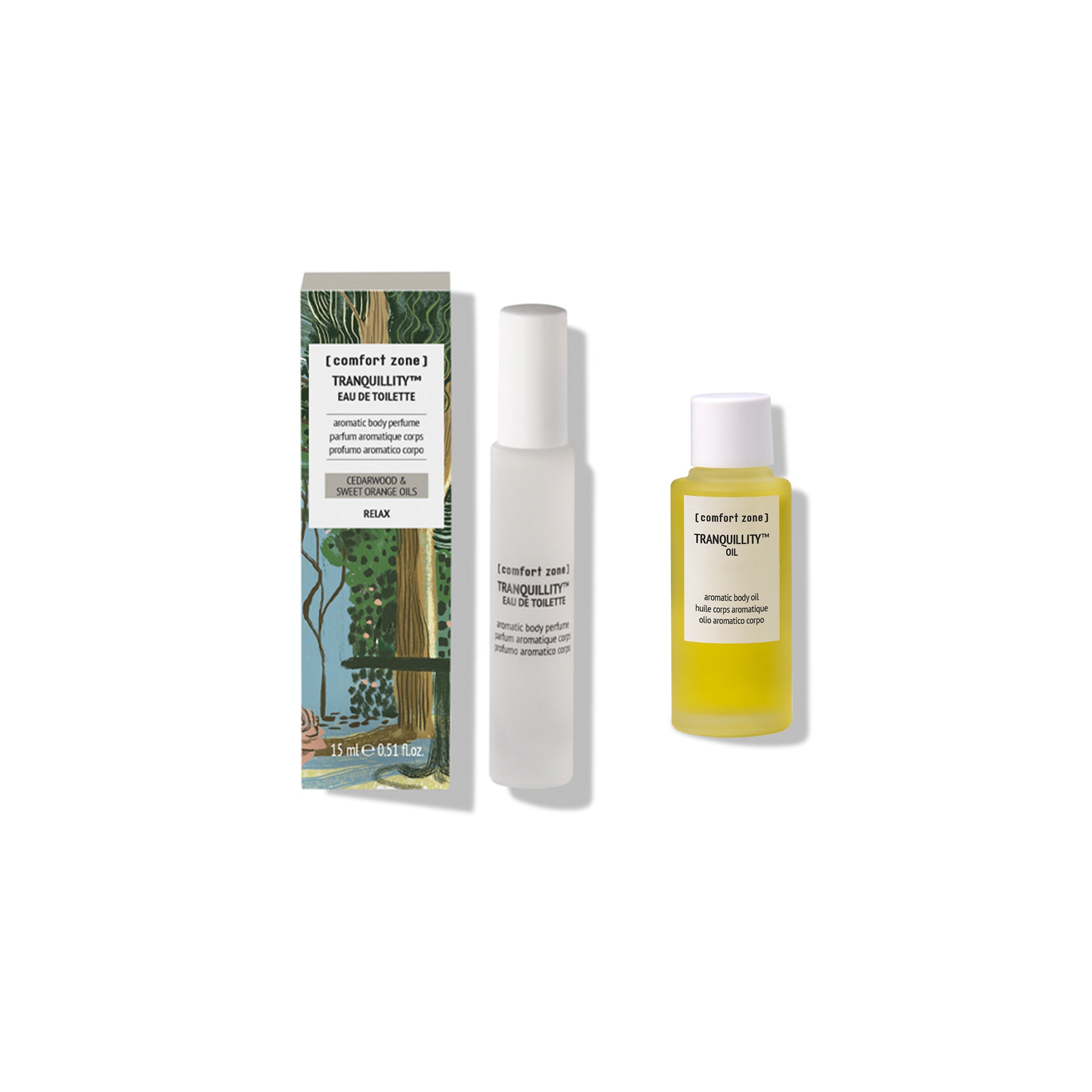 Comfort Zone: TRANQUILLITY&amp;#8482; RELAX TO GO KIT  Eau de Toilette e olio corpo aromatico -
